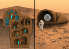 3D Printed House on Mars