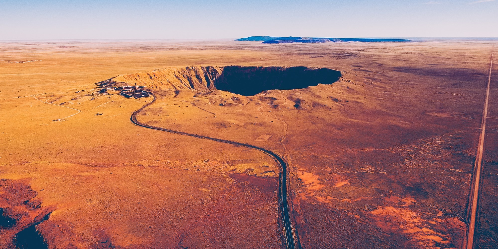 Meteor crater in Arizona