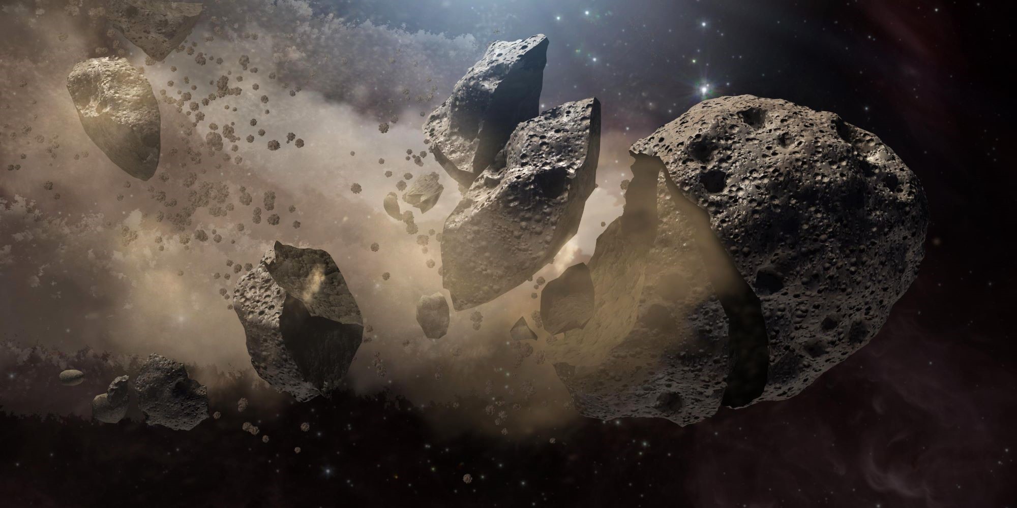 Rubble pile asteroid