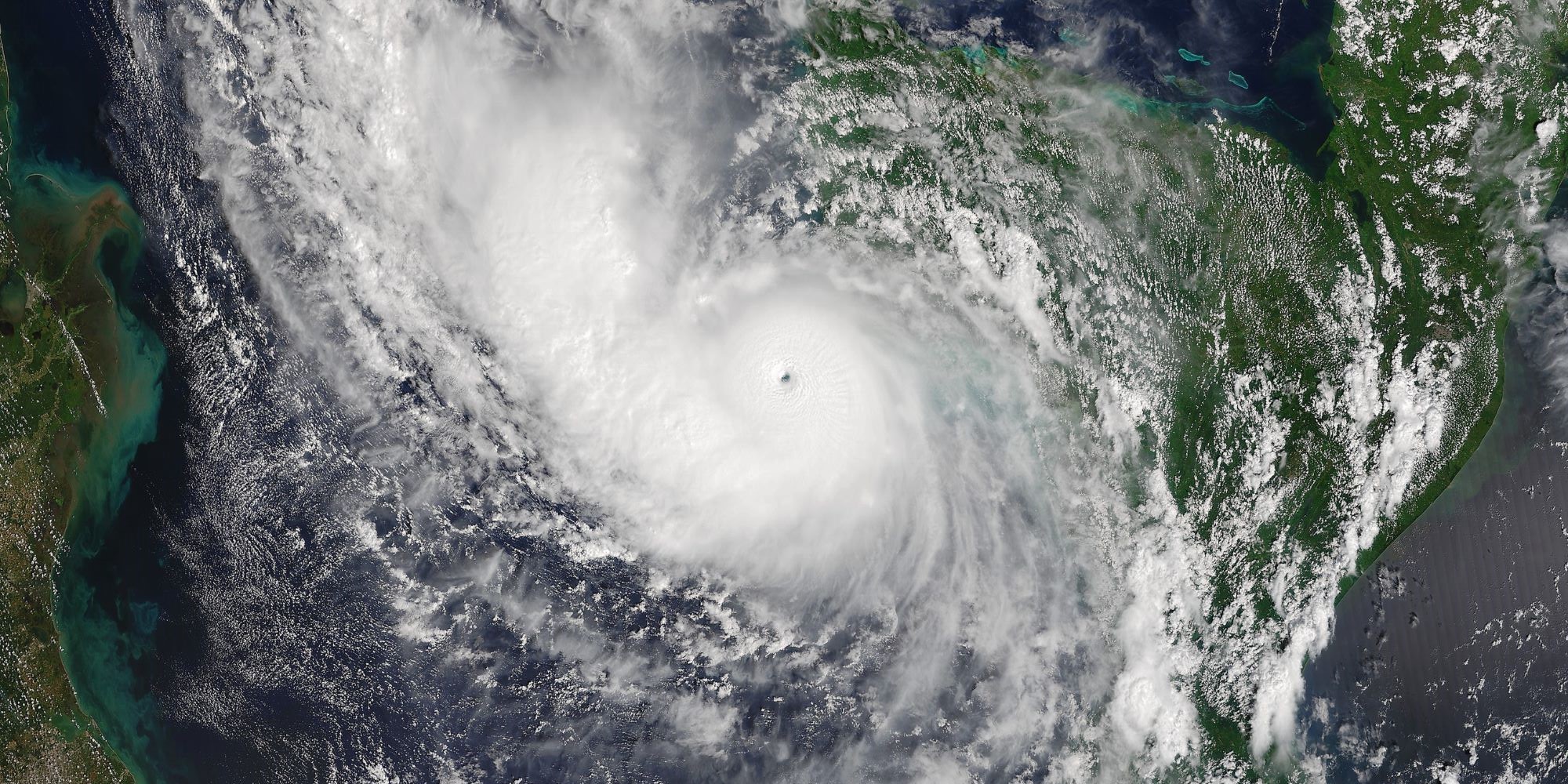 Hurricane Milton and its pinhole eye